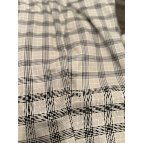 Ann Taylor Factory cream plaid dress pants- size 14 - Picture 6 of 7